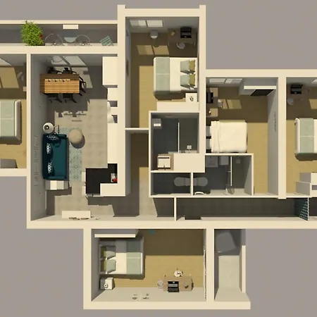 Expat Renting - Les Oustalous - Piscine - Parking アパート *